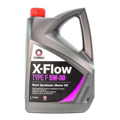 Масло моторное 5W30 COMMA 4л полусинтетическое XFLOW TYPE F