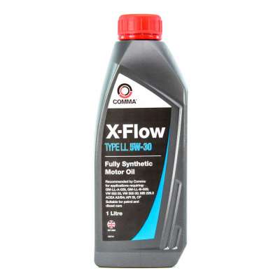 Масло моторное 5W30 COMMA 1л синтетическое XFLOW TYPE LL