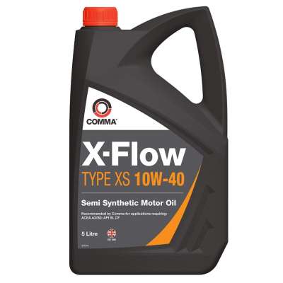 Масло моторное 10W40 COMMA 5л полусинтетическое XFLOW TYPE XS