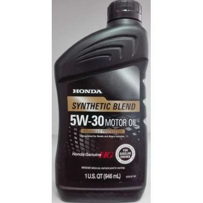 Масло моторное 5W30 HONDA 1л полусинтетика Synthetic Blend