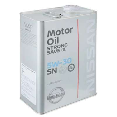 Масло моторное 5W30 NISSAN 4л синтетика STRONG SAVE X SN (Япония)