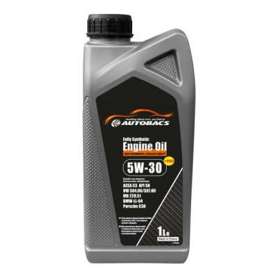 Масло моторное 5W-30 AUTOBACS FULLY SYNTHETIC ENGINE OIL ACEA C3 API SN+PAO (1л х 8)