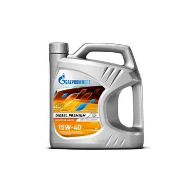 Масло моторное Gazpromneft Diesel Premium 15W-40 API CI-4/SL, ACEA E7, A3/B4 (Минеральное), 4 л