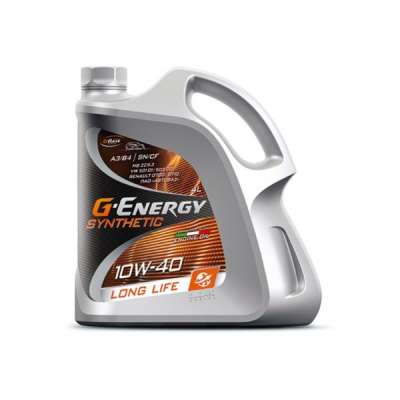 Масло моторное G-Energy Synthetic Long Life 10W-40, 4 л