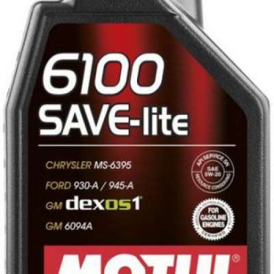 Масло моторное MOTUL 6100 Save-lite 0W20 SN/GF-5 синтетика 4л (1/4)