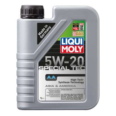 Масло моторное LIQUI MOLY Leichtlauf Special АА SAE 5W/20 Cинтетическое(Линия Азия/Америка) API SM, ILSAC GF-4 1 л.