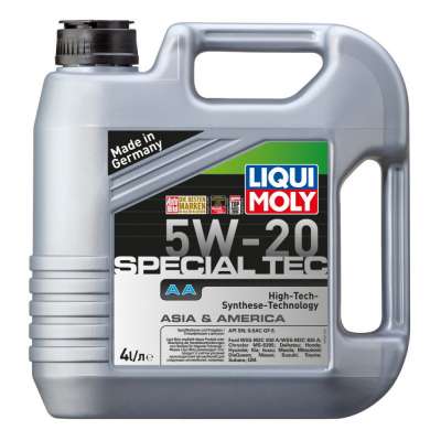 Масло моторное LIQUI MOLY Leichtlauf Special АА SAE 5W/20 Cинтетическое(Линия Азия/Америка)API SM, ILSAC GF-4 4 л.