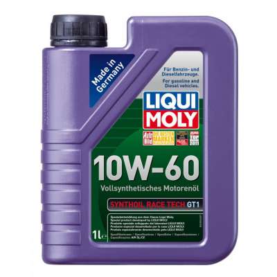 Масло моторное LIQUI MOLY 10W-60 Synthoil Race Tech GT1 SL/CF;A3/B4 (1л х 12)