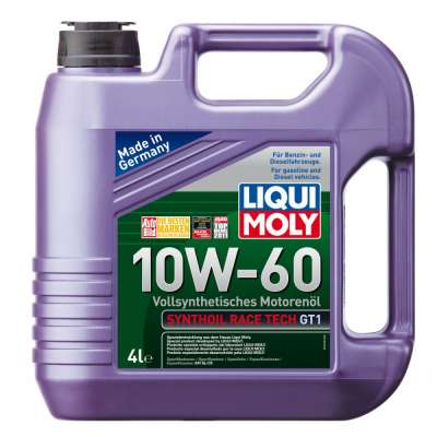 Масло моторное LIQUI MOLY 10W-60 Synthoil Race Tech GT1 SL/CF;A3/B4 (4л х 4)