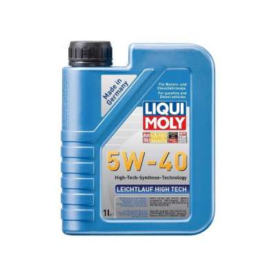 Масло моторное LIQUI MOLY Leichtlauf High Tech SAE 5W/40 Cинтетическое API SN/CF, ACEA A3-08/B4-08/С3-04 1 л.