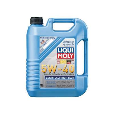 Масло моторное LIQUI MOLY Leichtlauf High Tech SAE 5W/40 CинтетическоеAPI SN/CF, ACEA A3-08/B4-08/С3-04 5 л.