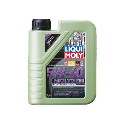 Масло моторное LIQUI MOLY Molygen New Generation SAE 5W/40 HC-cинтетическое антифрикционное API SN/CF, A3/B4 1 л.