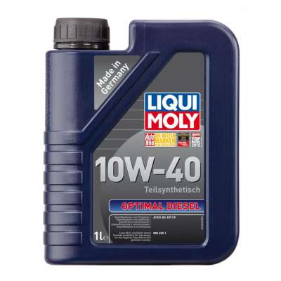 Масло моторное LIQUI MOLY Optimal Diesel SAE 10W-40 Полусинтетическое API CF, ACEA B3 1 л.