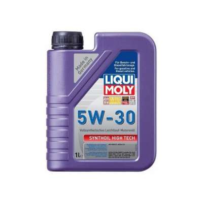 Масло моторное LIQUI MOLY Synthoil High Tech SAE 5W-30 Cинтетическое (100% ПАО) API SM/CF, ACEA A3/B4/C3 1 л.