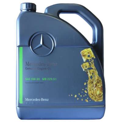 Масло моторное синтетическое MB PKW Motorenol 229.51 5W-30 5л (A000989760213BLER) A000989220713FBDR