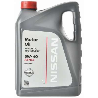 Масло моторное синтетическое NISSAN Motor Oil 5W-40 5л (KE900-90042) KE900-90042R