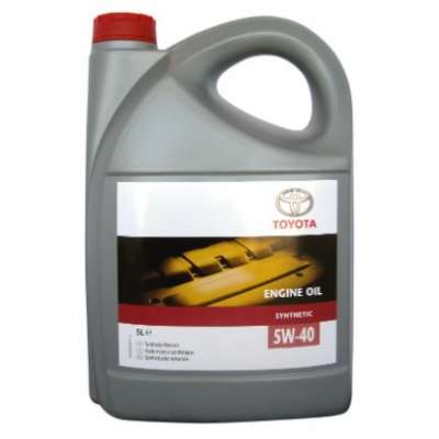 Масло моторное синтетическое TOYOTA ENGINE OIL (EU) 5W-40 5л 08880-80835