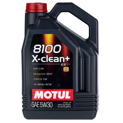 Масло моторноеMOTUL 8100 X-clean Plus 5W-30 1л (106376) 111683