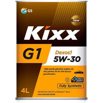 Масло моторное KIXX G1 Dexos1 5W-30 SN/GF-5/DEXOD (Синтетическое) 4 л