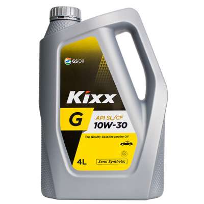 Масло моторное KIXX G SL 10W-30(E) SL/CF (Полусинтетическое) 4 л BX