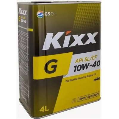 Масло моторное Kixx G SL 10W-40(E) SL/CF (Полусинтетическое) 4L