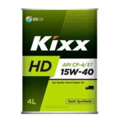 Масло моторное Kixx HD CI-4/E7 15W-40 CI-4/SL (Полусинтетическое) 4L