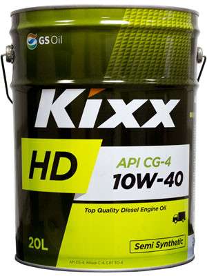 Масло моторное KIXX HD CG-4 10W-40(E) (Полусинтетическое) 20 л