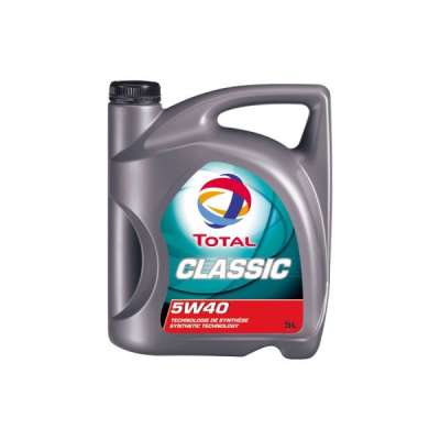 Масло моторное полусинтетическое TOTAL Classic 5W-40, 5 л