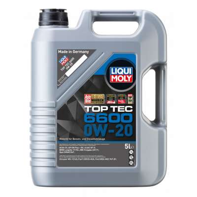 Масло моторное LiquiMoly 21411 НС-синт. Top Tec 6600 0W-20 SP C6/C5 GF-6A (5л)