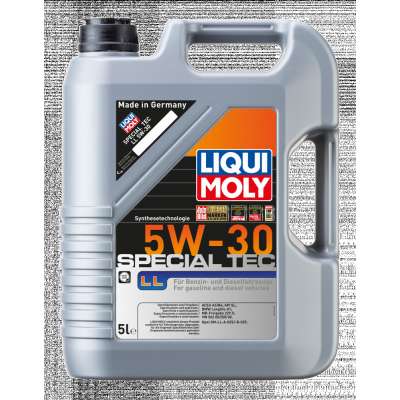 Масло моторное LiquiMoly 2448 НС-синт. Special Tec LL 5W-30 SL A3/B4 (5л)