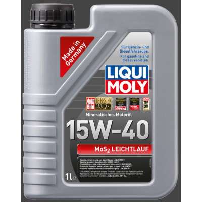 Масло моторное LiquiMoly 2570 Мин. MoS2 Leichtlauf 15W-40 (1л)