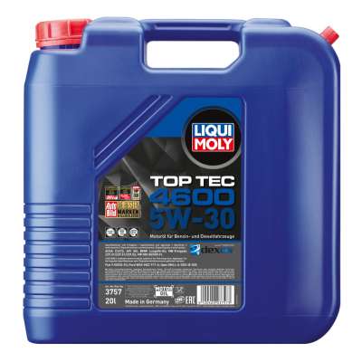 Масло моторное LiquiMoly 3757 НС-синт. Top Tec 4600 5W-30 SN C2/C3 (20л)