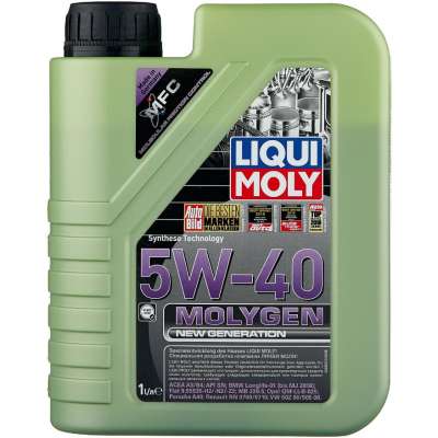 Масло моторное LiquiMoly 8536 НС-синт. Molygen New Generation 5W-40 (5л)