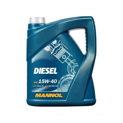 Масло моторное MANNOL минеральное DIESEL CG-4/CF-4/CF/SJ 15W-40, 5 л