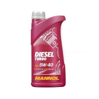 Масло моторное MANNOL синтетическое DIESEL TURBO CI-4/SL 5W-40, 1 л