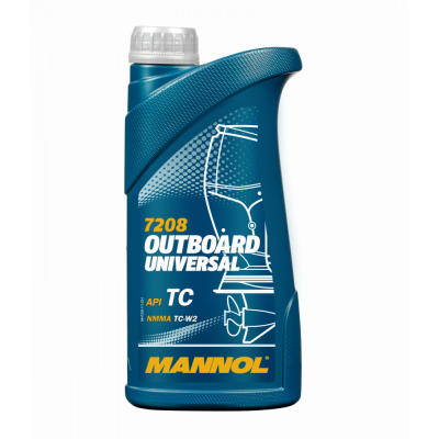 Масло моторное минеральное для лодок MANNOL OUTBOARD Universal, 1л