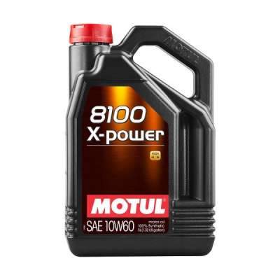 Масло моторное синтетическое MOTUL 8100 X-Power 10W-60, 5 л