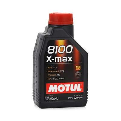 Масло моторное синтетическое MOTUL 8100 X-max 0W-40, 1 л