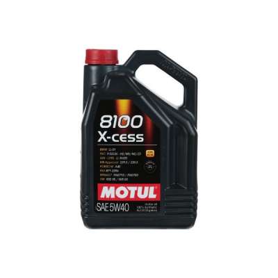 Масло моторное синтетическое MOTUL 8100 X-cess 5W-40, 5 л