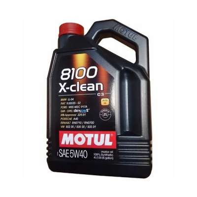 Масло моторное синтетическое MOTUL 8100 X-clean 5W-40, 4 л