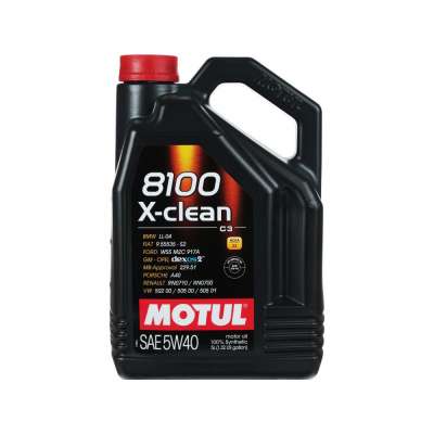 Масло моторное синтетическое MOTUL 8100 X-clean 5W-40, 5 л