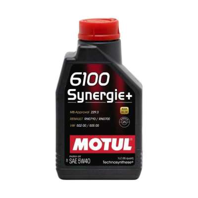 Масло моторное синтетическое MOTUL 6100 Synergie+ 5W-40, 1 л