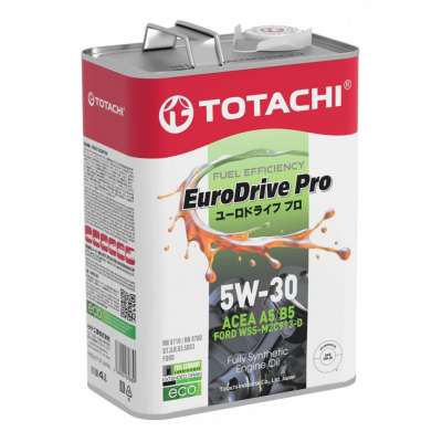 Синтетическое моторное масло TOTACHI EURODRIVE PRO FE Fully Synthetic 5W-30 API SL, ACEA A5/B5 4л