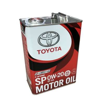 Масло моторное синтетическое TOYOTA MOTOR OIL SP/GF-6A 0W-20 4 л