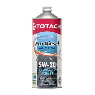 Масло моторное TOTACHI Eco Diesel CK-4/СJ-4/SN псинт 5W-30 1 л