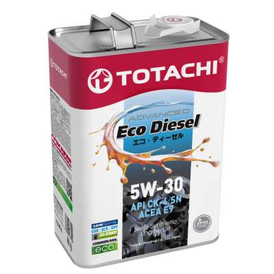 Масло моторное TOTACHI Eco Diesel CK-4/СJ-4/SN псинт 5W-30 4 л