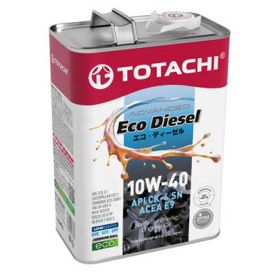 Масло моторное TOTACHI Eco Diesel CK-4/СJ-4/SN псинт 10W-40 4 л