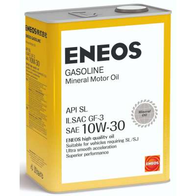 Масло моторное минеральное ENEOS Gasoline 10W-30 SL 4 л