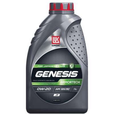 Масло моторное LUKOIL GENESIS ARMORTECH JP, Синтетическое, 0W-20, 1 л