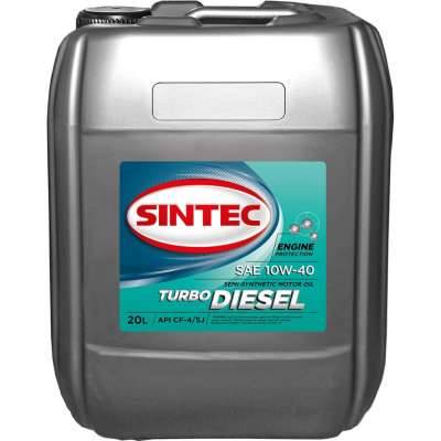 Моторное масло SINTEC DIESEL SAE 10W-40 API CF-4/SJ, 20L